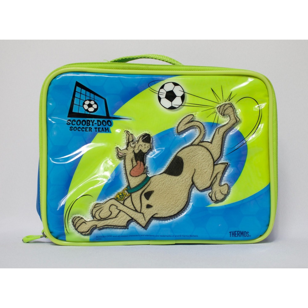 Thermos Hanna-Barbara Scooby Doo Soccer Lunch Box Insulated Bag Soft Feel